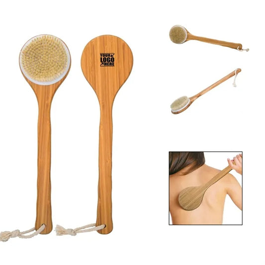Long Handle Shower Cleaning Brush Natural Bristles