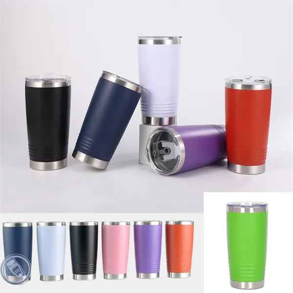 20oz Customized Vacuum Insulated Ringneck Tumbler with Lid