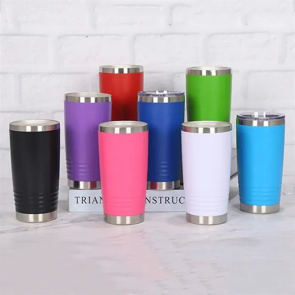 20oz Customized Vacuum Insulated Ringneck Tumbler with Lid