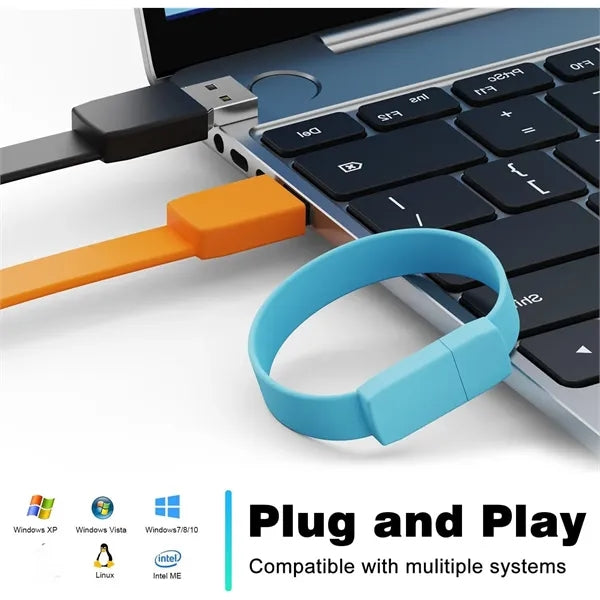 Silicone Bracelet Wristband 4G U Disk