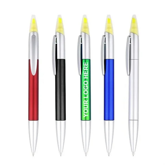 Highlighter Cap Ballpoint Pen