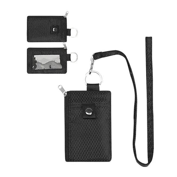 RFID Blocking Wallet-Minimalist with Keychain Holder