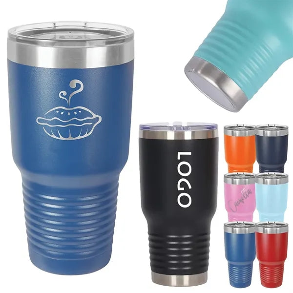 30oz Travel SS Ringneck Vacuum InsulatedCoffee Mug w/ lid