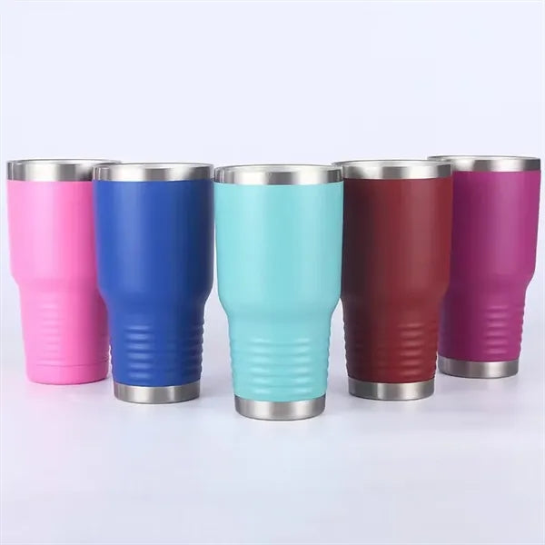 30oz Travel SS Ringneck Vacuum InsulatedCoffee Mug w/ lid
