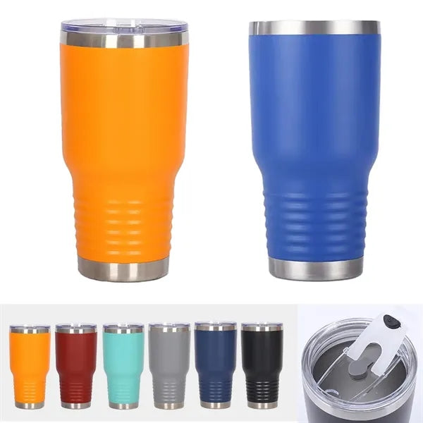 30oz Travel SS Ringneck Vacuum InsulatedCoffee Mug w/ lid