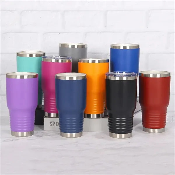 30oz Travel SS Ringneck Vacuum InsulatedCoffee Mug w/ lid