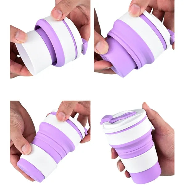 12oz Silicone Collapsible Travel Cup