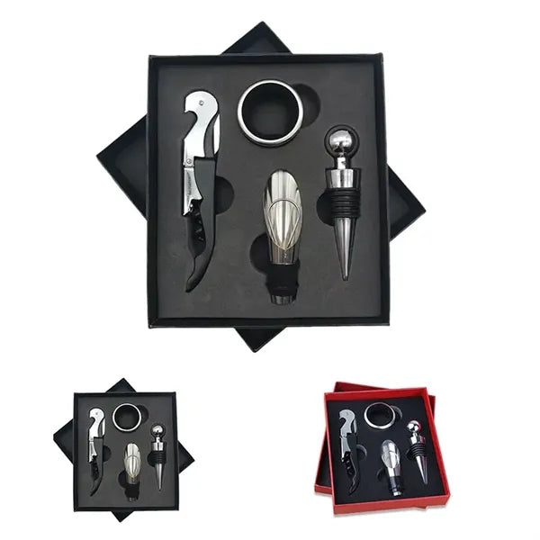 Multi-functional bottle opener four-piece set