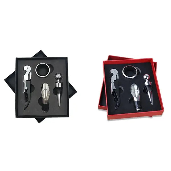 Multi-functional bottle opener four-piece set