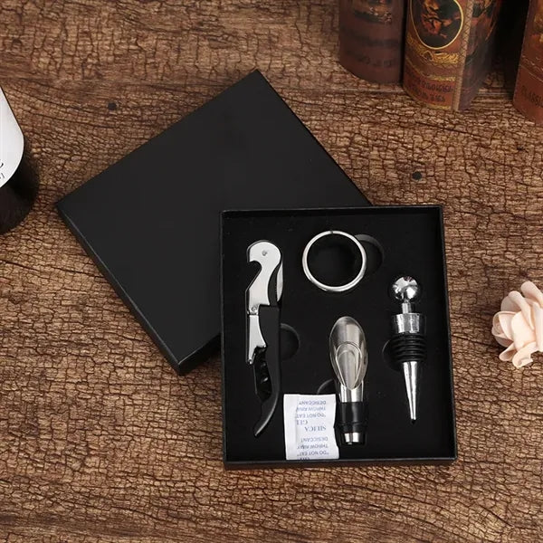 Multi-functional bottle opener four-piece set