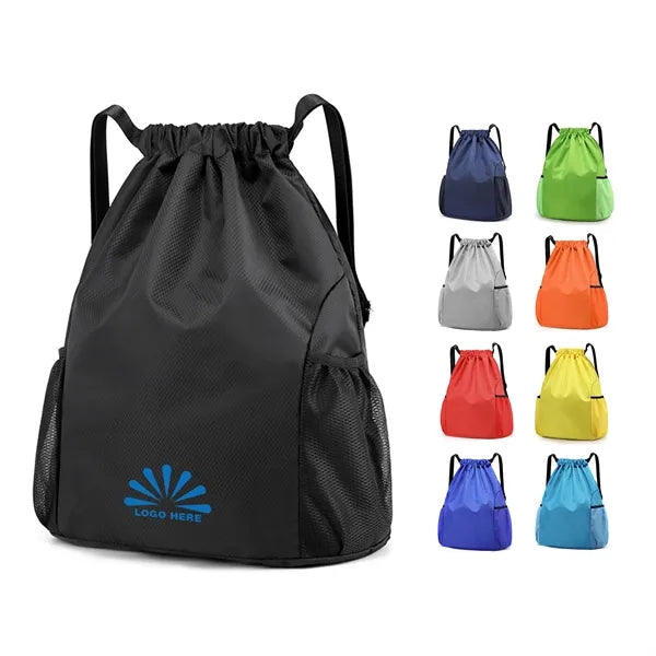17''*12'' Sport Drawstring Backpack Bag Gym Sackpack