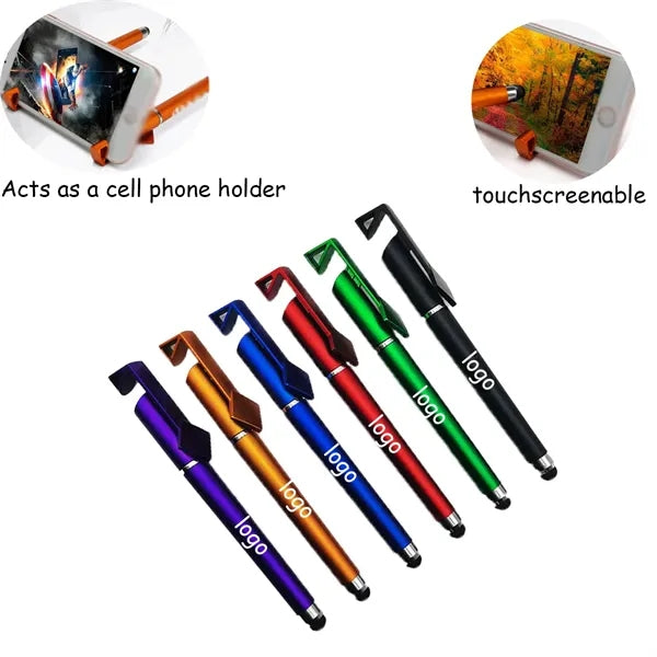 Touch Screen Creative Cell Phone Holder Multifunctional Pen
