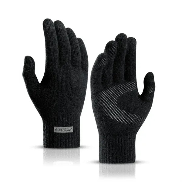 Touchscreen Winter Thermal Warm Knit Gloves for Men