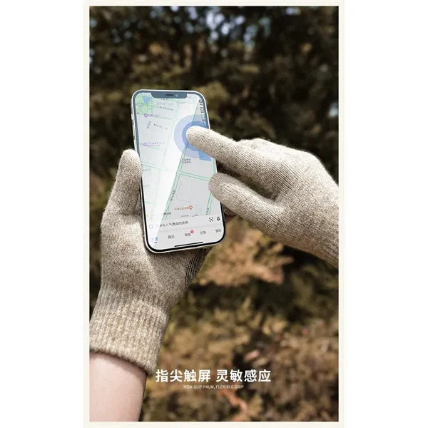 Touchscreen Winter Thermal Warm Knit Gloves for Men