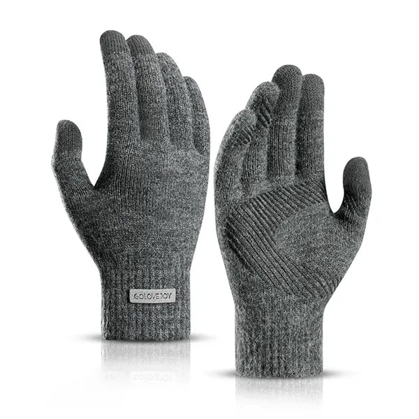 Touchscreen Winter Thermal Warm Knit Gloves for Men