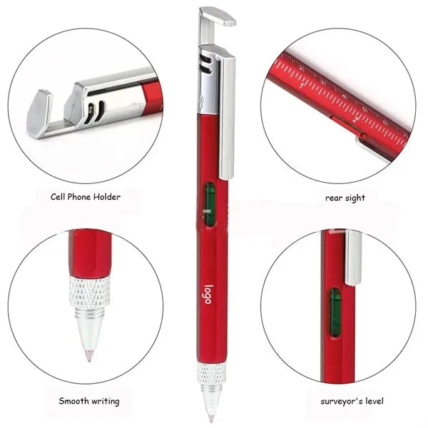 Multifunction cell phone holder pen