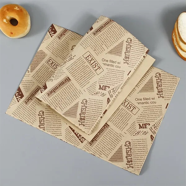 Customize Food Wrapping Or Hamburger Paper