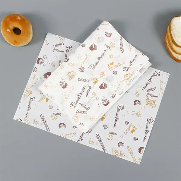 Customize Food Wrapping Or Hamburger Paper