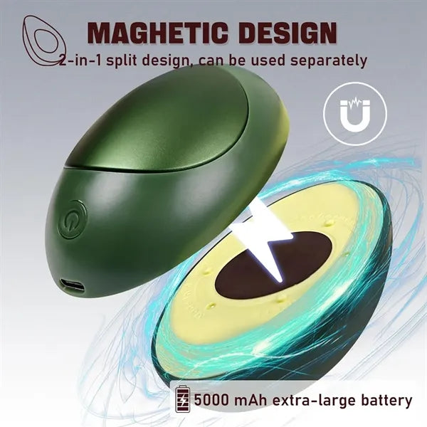 5000mAh Magnetic Hand Warmer Power Bank