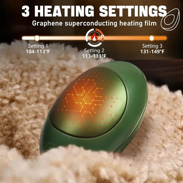 5000mAh Magnetic Hand Warmer Power Bank