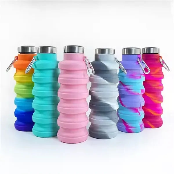500ML Silicone Folding Bottle