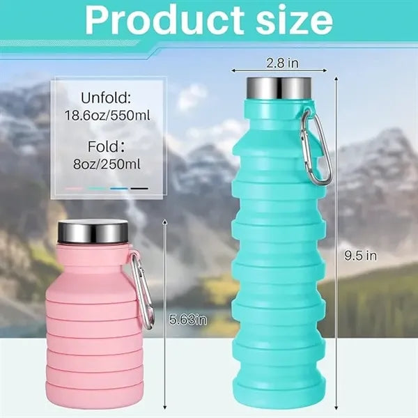 500ML Silicone Folding Bottle