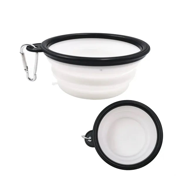 Collapsible TPE Dog Bowl W/ Carabiner