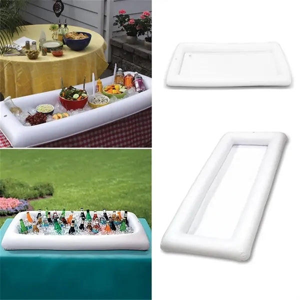 Pool Party Drink Holder Inflatable Buffet Bar Serving Tray