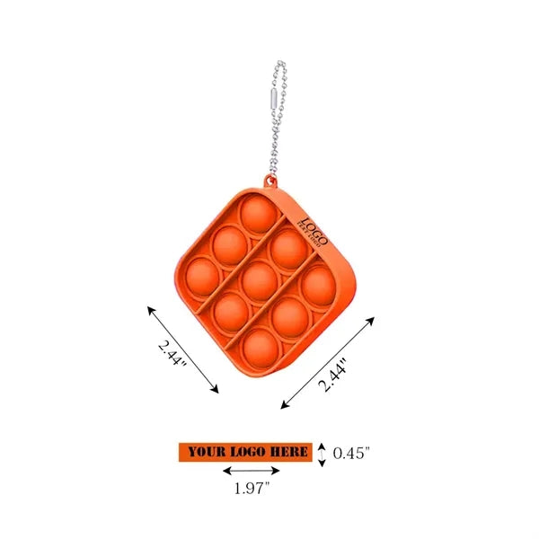 Mini Push Pop Bubble Keychains