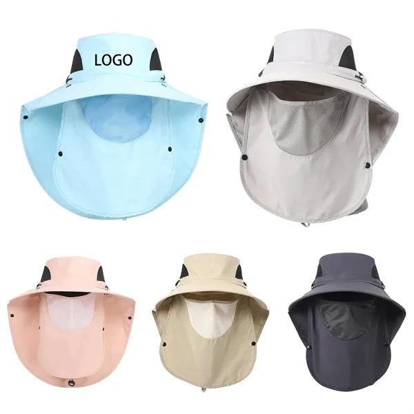 UPF 50+ Sun Protection Wide Brim Bucket Hat