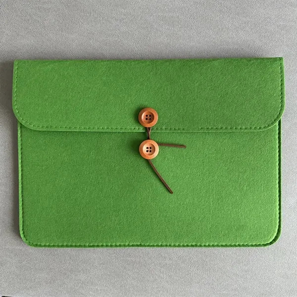Button-Type Felt A4 Document Pocket