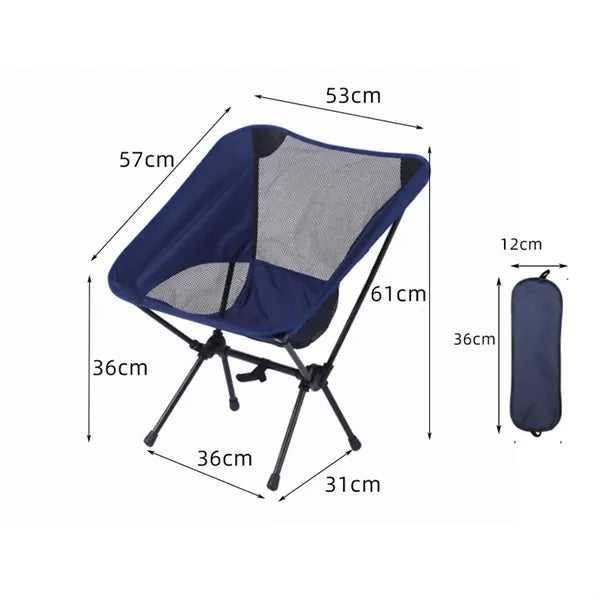 Portable Camping Beach Chair with Carry Bag for Outdoor