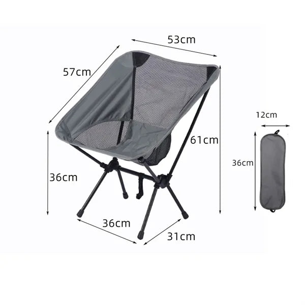 Portable Camping Beach Chair with Carry Bag for Outdoor