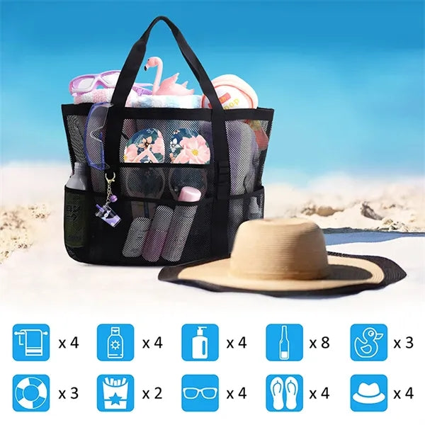 Large Mesh Beach Bag