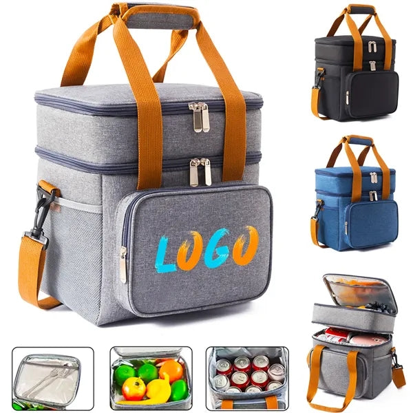 Double Deck Insulated Lunch Box