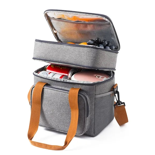 Double Deck Insulated Lunch Box