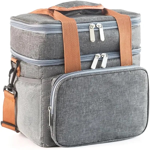 Double Deck Insulated Lunch Box