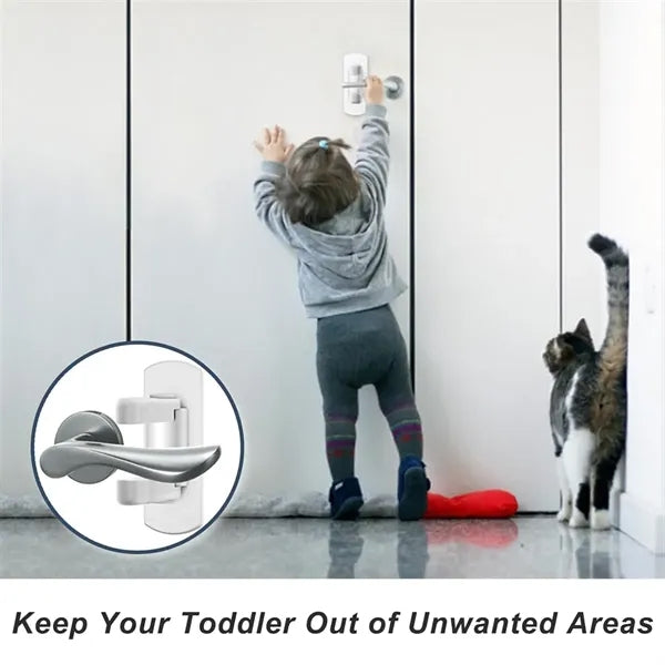 2 Pack Child Proof Door Lever Lock