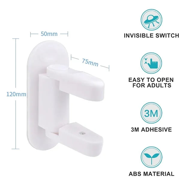 2 Pack Child Proof Door Lever Lock