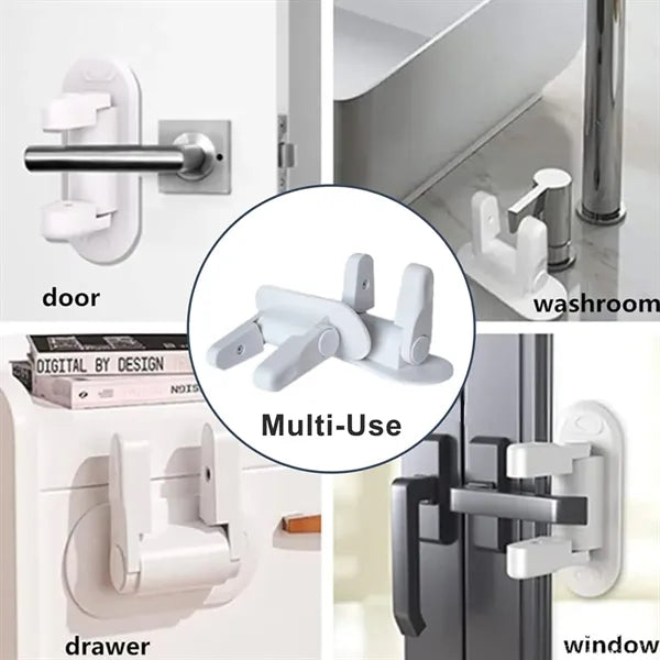 2 Pack Child Proof Door Lever Lock