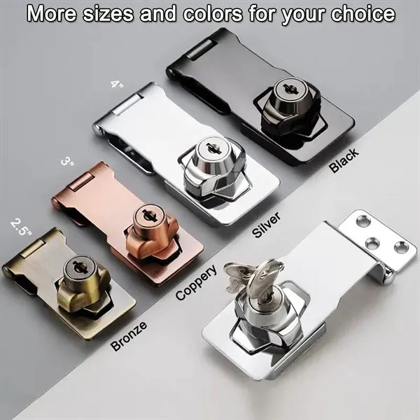 3" Metal Door Lock With Keys