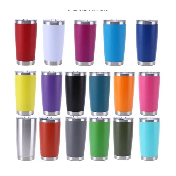 20oz Tumblers Bulk with Lid Stainless Steel