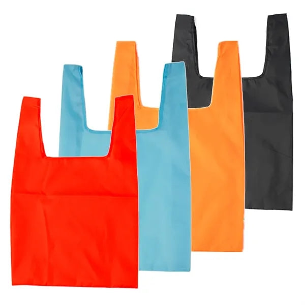 210T Grocery Shopping Tote Bag with Pouch