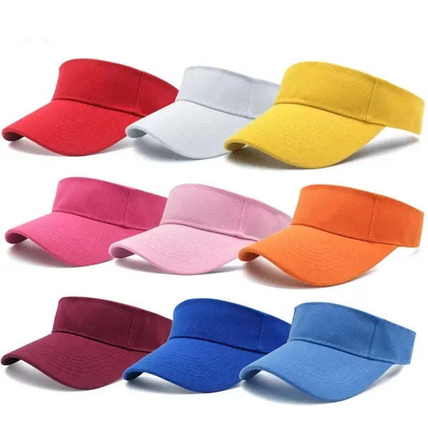 Cotton Sports Sun Visor Cap