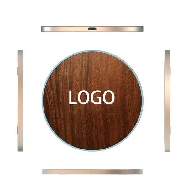 15W Fast Wooden Wireless Charger Station