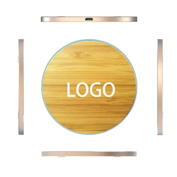 15W Fast Wooden Wireless Charger Station