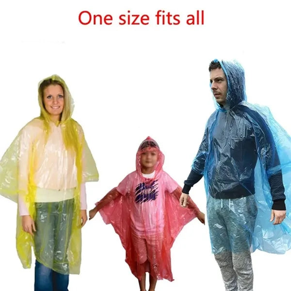 Portable disposable raincoat ball