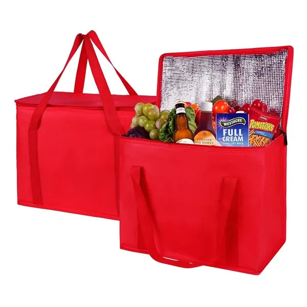 Recycled Waterproof Insulated Grocery Bags Food Delivery Box