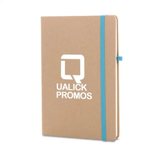 A5 Kraft Hardcover Medium Notebook with Elastic Band