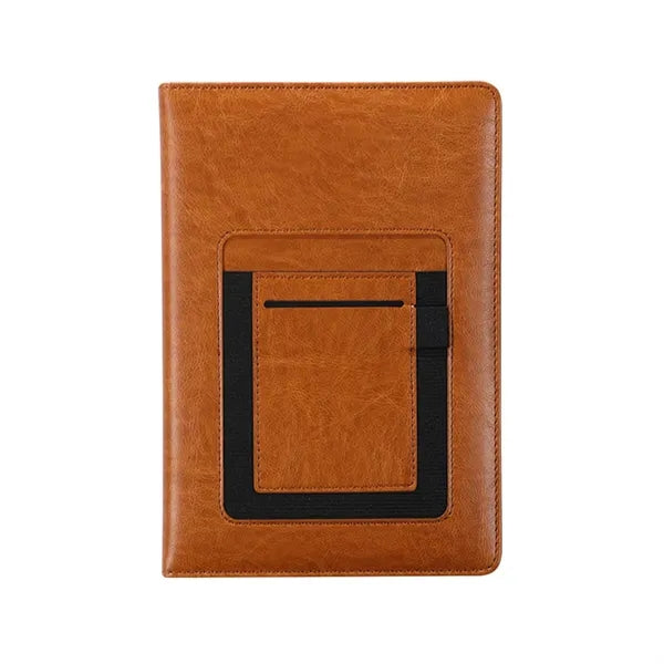 A5 PU Medium Notebook with Phone Card Holder